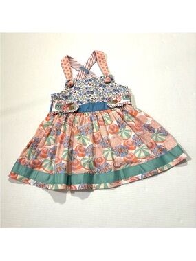 Matilda Jane Parasol Umbrellas Knot Top Happy and Free‎ Collection Girls Size 8